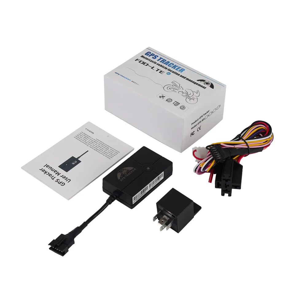 Mini 4G GPS трекер для отслеживания местоположения TK401C устройства слежения за мотоциклом с программным обеспечением в реальном времени