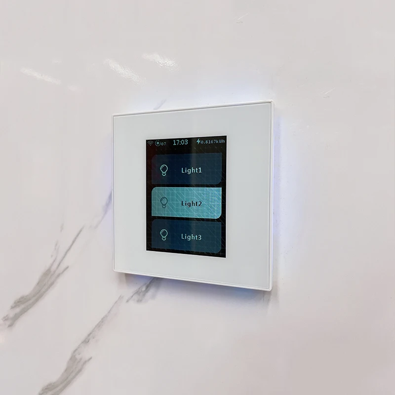 2023 Lanbon home automation 5 models in 1 LCD wifi switch smart home with power consumption google alexa