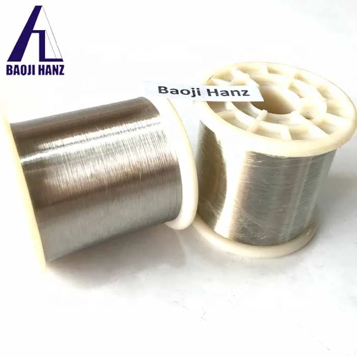 High temperature pure 99.98% 0.03mm ultra thin metal nickel wire np1 0.025mm