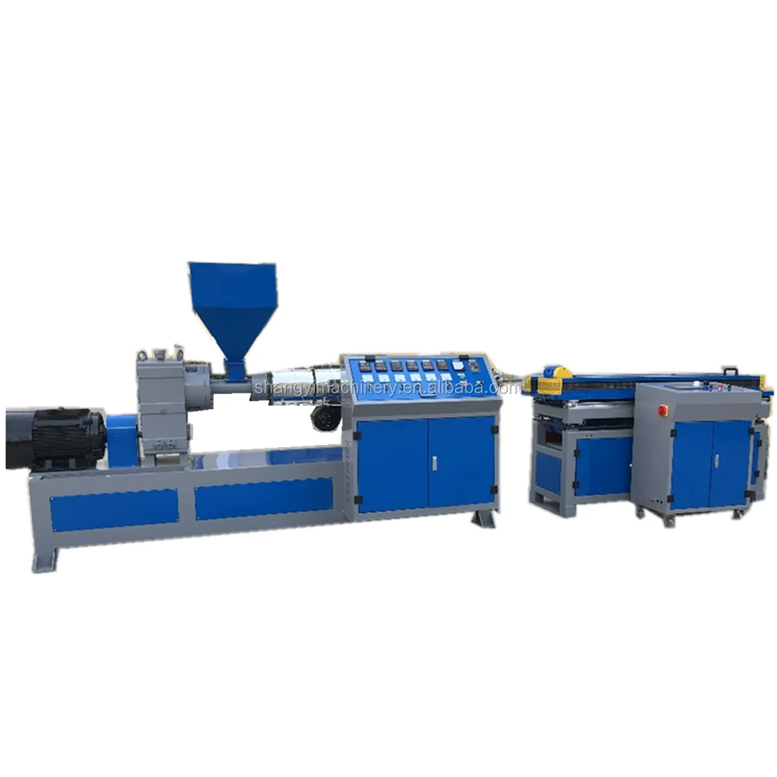 Plastic corrugated electric conduit Modified Polypropylene MPP pipe making machine production line