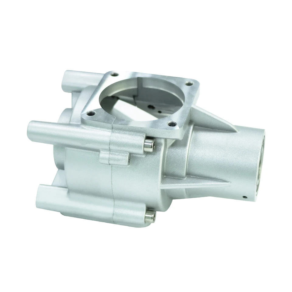 cnc machining custom service milling plastic parts Five axis precision machining engine housing parts aluminum alloy