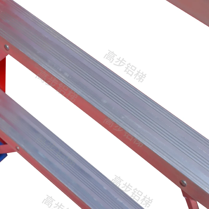 5 6 7 8 Steps Handrail Fiberglass Platform Ladder