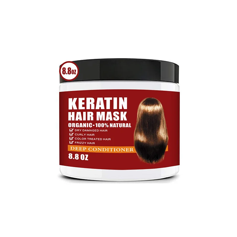 Custom Logo Natural Plant Hydrating Essence Deep Conditioning Biotin Collagen Keratin Hair Mask