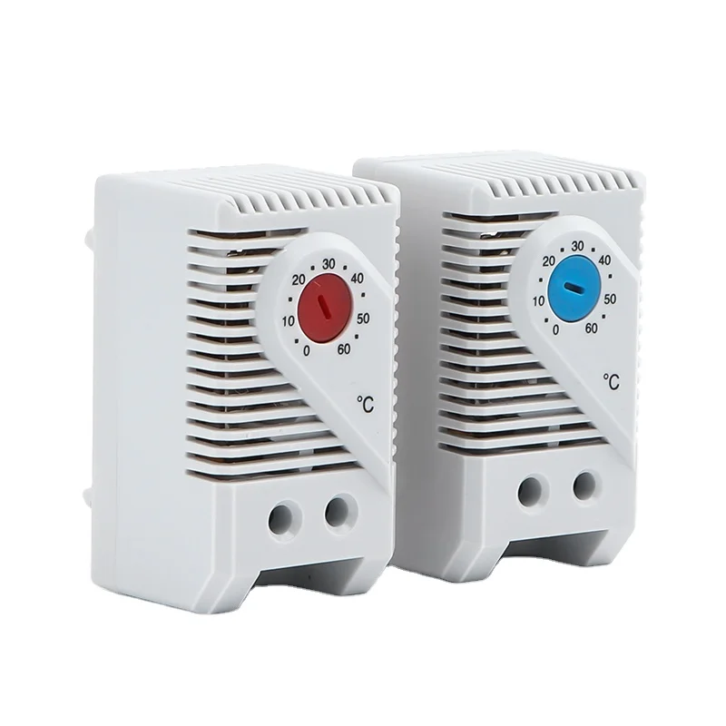 1pcs(0~60 degree) Cabinet Mini Thermostat Normally Open/Normally Closed Compact Easy Mechanical Temperature Controller