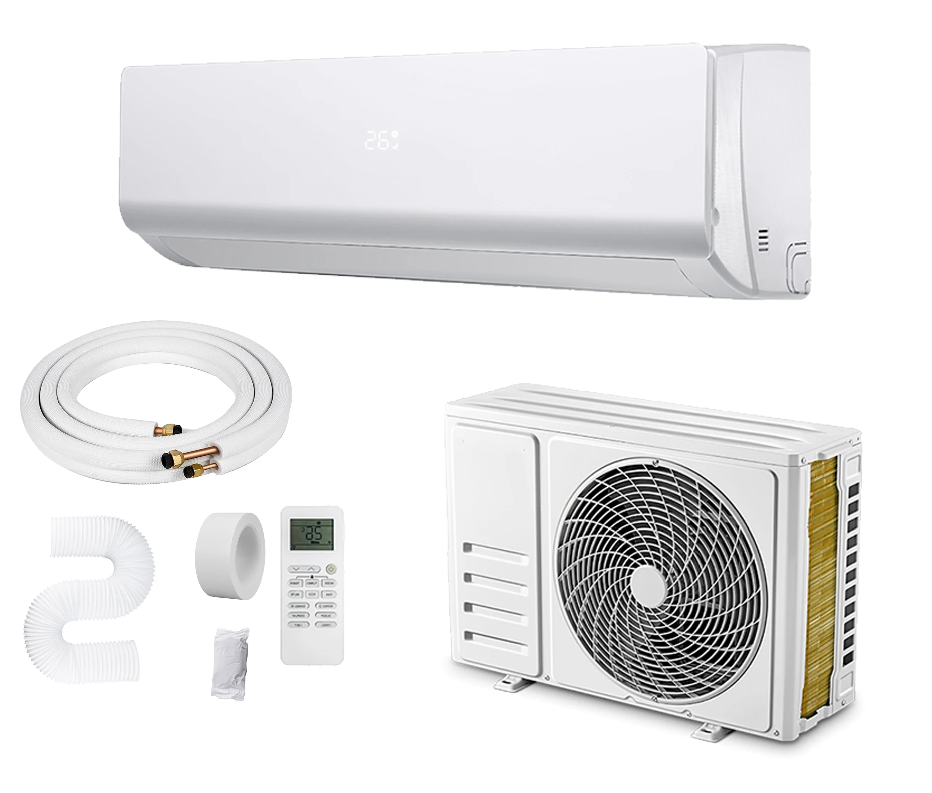 9000 BTU Inverter Cooling/Heating Manufacturers Single Room Airconditioner Wall Split Ac Copper Compressor For Air Conditioner