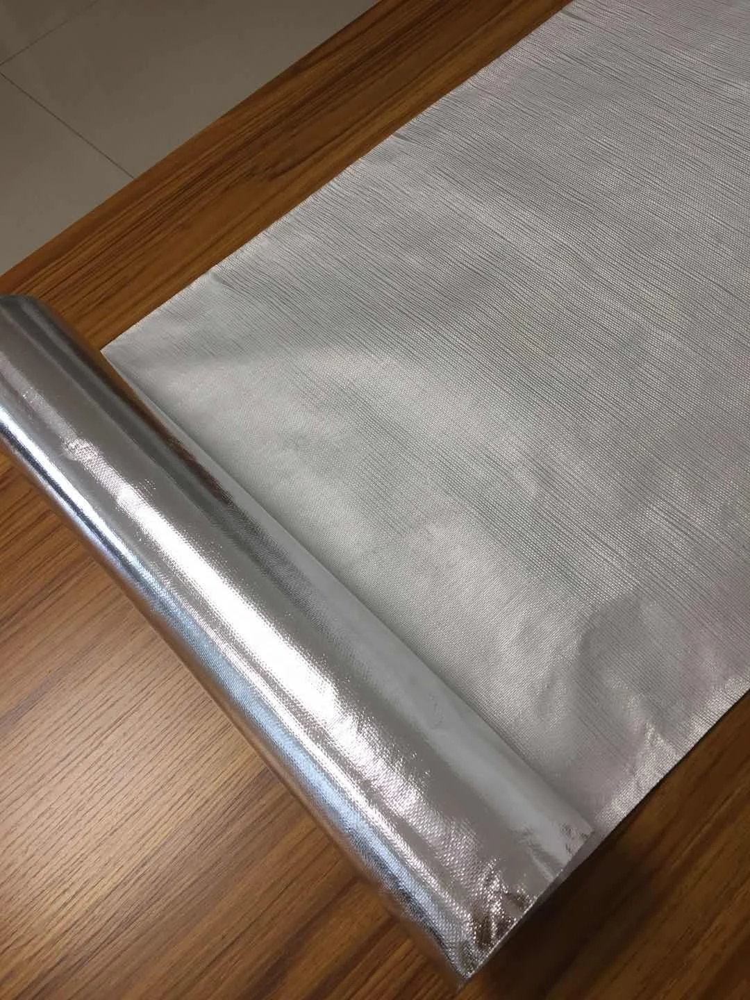 Industrial use aluminium foil rolls paper metalized aluminum woven cloth material insulation FOR SAUDI ARABIA