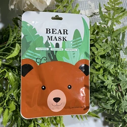 Wholesale Hot Sale Beauty 5 Types Face Sheet Mask Firming Brightening Cute Animal Hydrating Skin Care Facial Mask