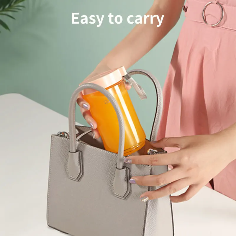 ODM OEM USB Rechargeable Small Mixer Blender 6 Blades Electric Juicer Mini Portable Blender Fruit Mixers