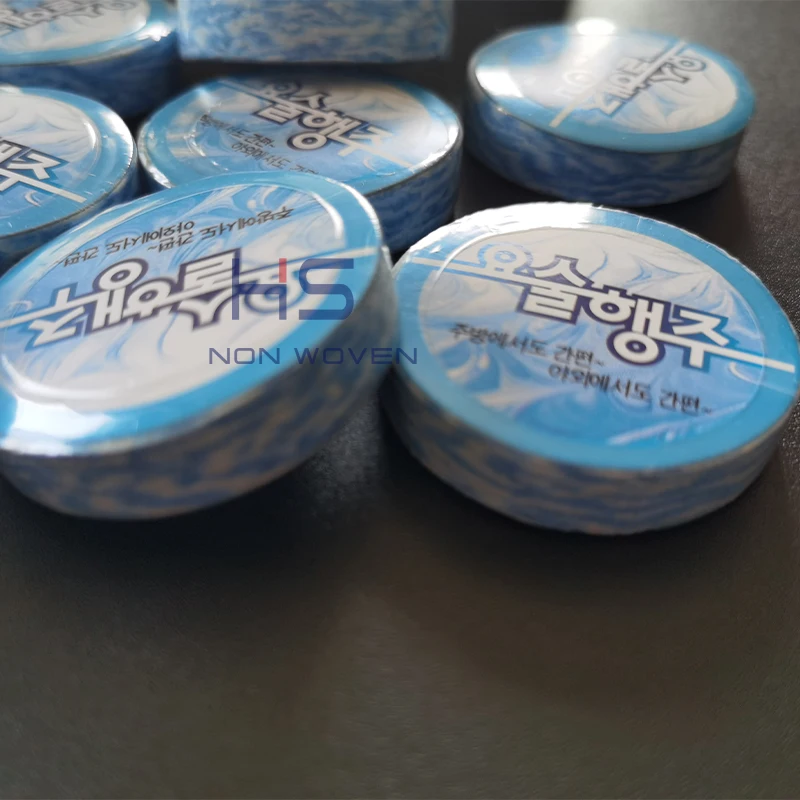 Korea Market Blue Compressed Washcloth Towels