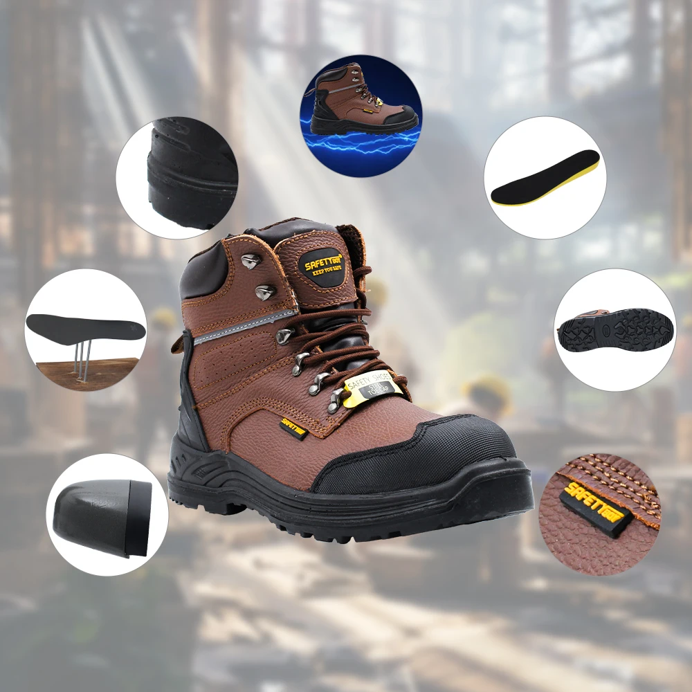 SAFETY BOY brand anti-smash safety boots safety shoes for men chaussures de sécurité Europe S3 standard