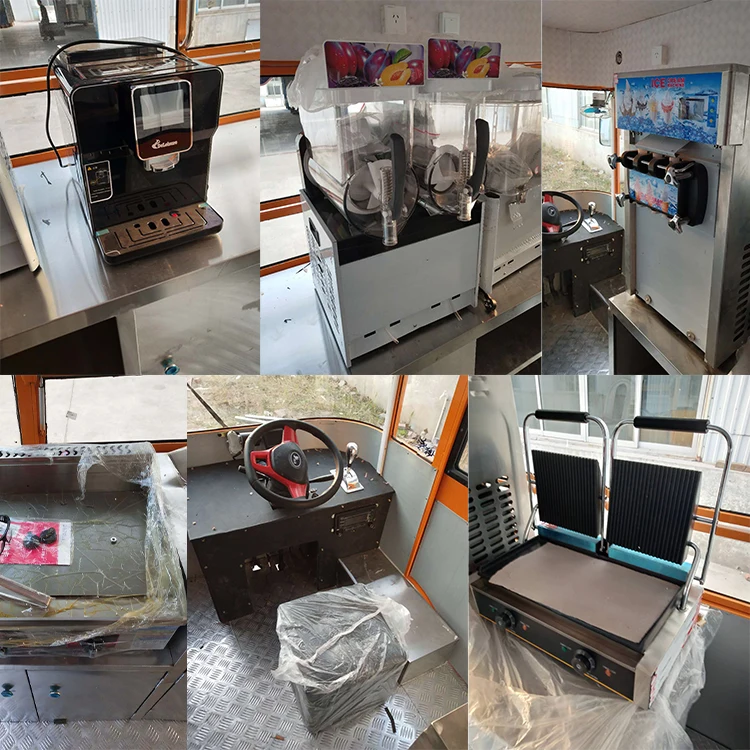 Передвижной трейлер для продажи еды уличный торговый