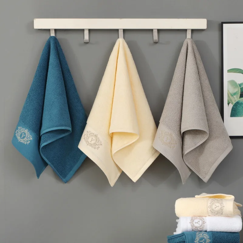100% Cotton Towel Bath Towel Set with Customizable Embroidered logo Suitable for Hotel Spa Yoga
