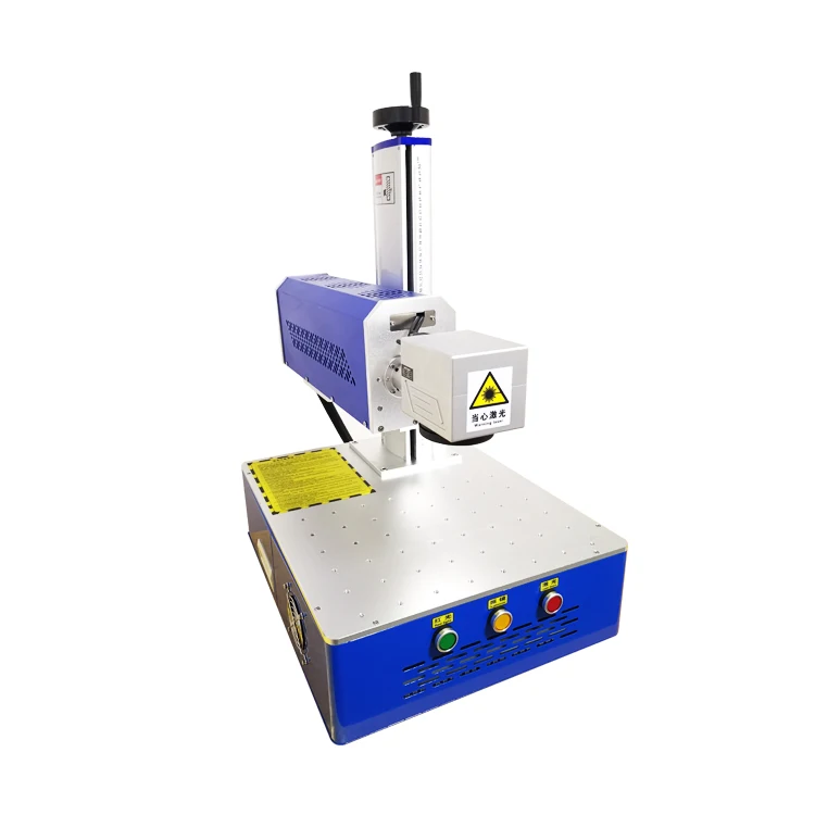 
2020 Trends 20W 30W portable co2 3d laser marking machine with glass tube case 