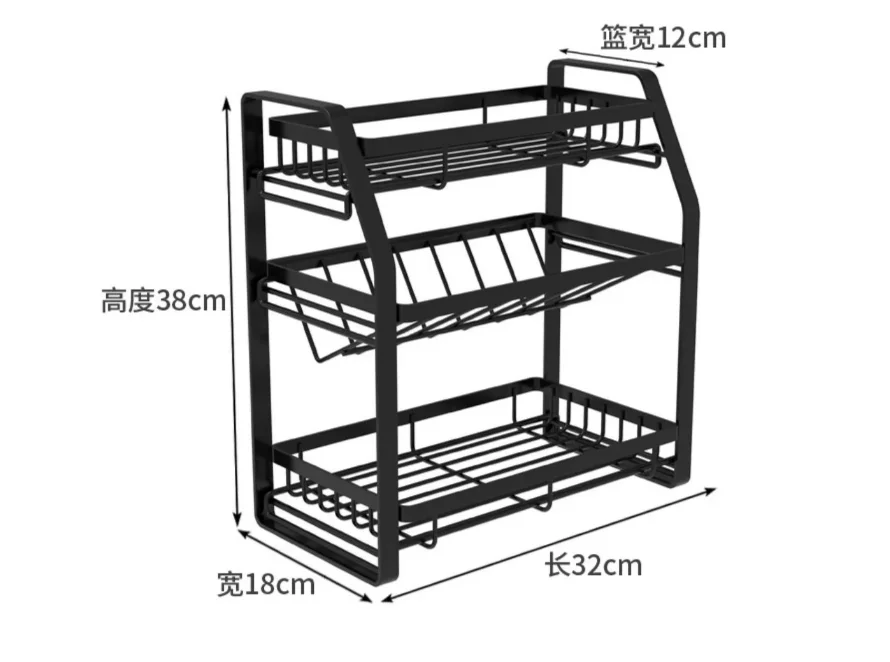 Dinnerware Sets Kitchenware Storage Shelf Keeping Dry Mildewproof Dish Drying Shelf Durable Metal Storage Holders & Racks