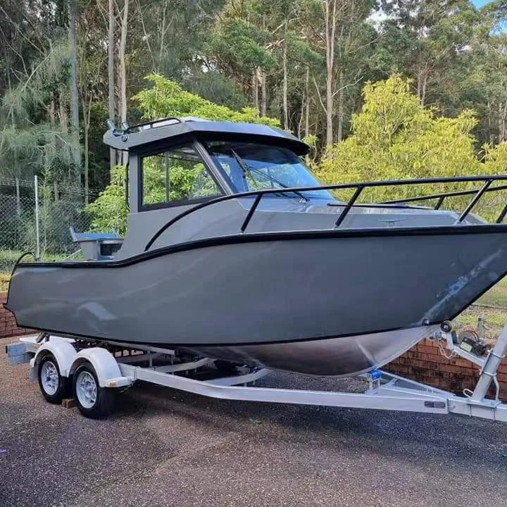 Poseidon 6m 21ft Welded High Speed Aluminum Fishing Cabin Boat for sale Australia