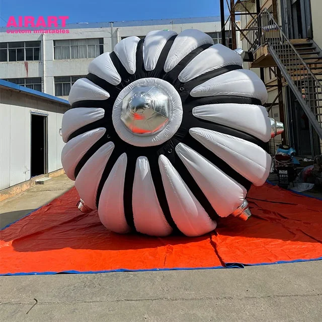 Outdoor Large Music Festival Stage Decoration Giant Inflatable Jellyfish Airart Customized Inflatable Decoration Jellyfish