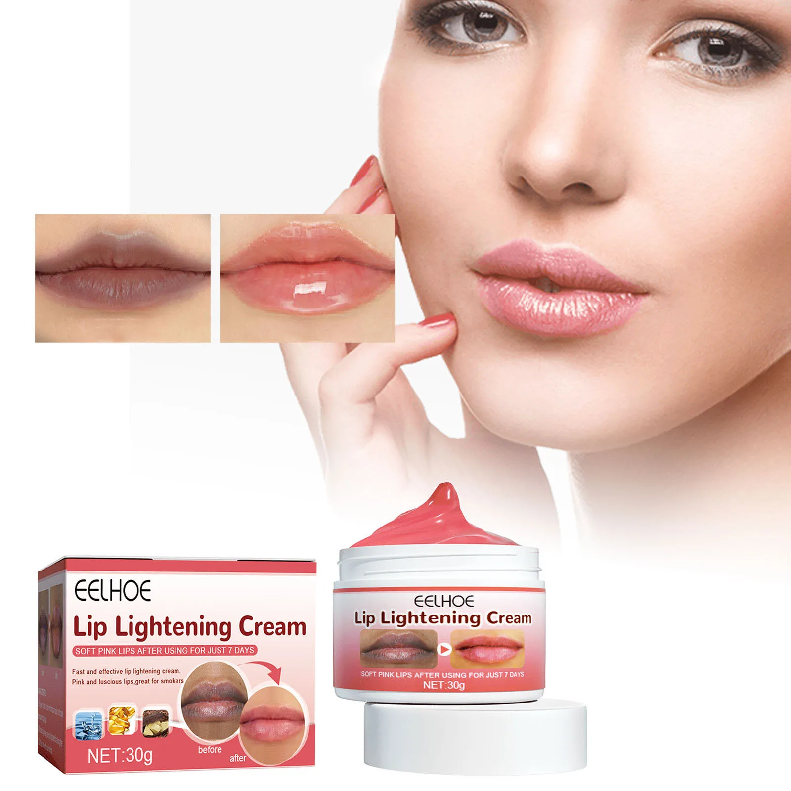 Moisturizing and brightening lipstick to prevent dry and cracked lips from peeling and fade lip lines