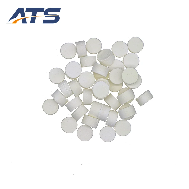 hot sell factory price high quality white zinc sulfide tablet optical vacuum coating material zns for Anti-counterfeiting film