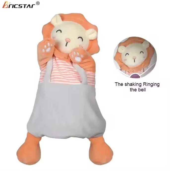 Bricstar High quality Hand Puppet Baby Soothing Toy baby animal hand puppet toy