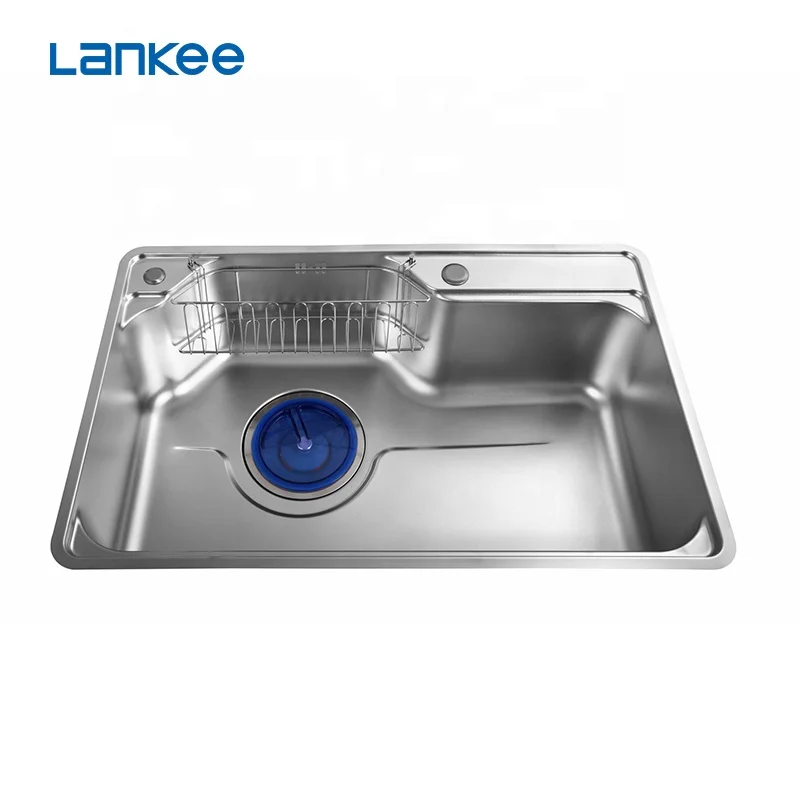 Topmount big single bowl in-mould forming kitchen sink