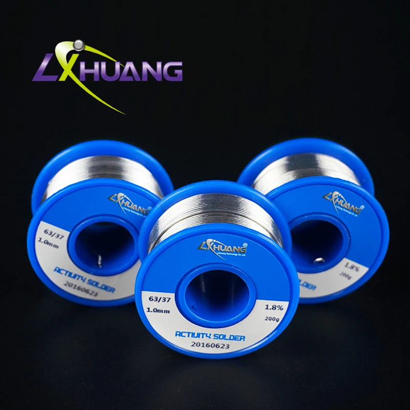 lichuang recommend solder wire OEM made in Chian flux cired welding wire 100-1000g welding wire electronics iron soldering