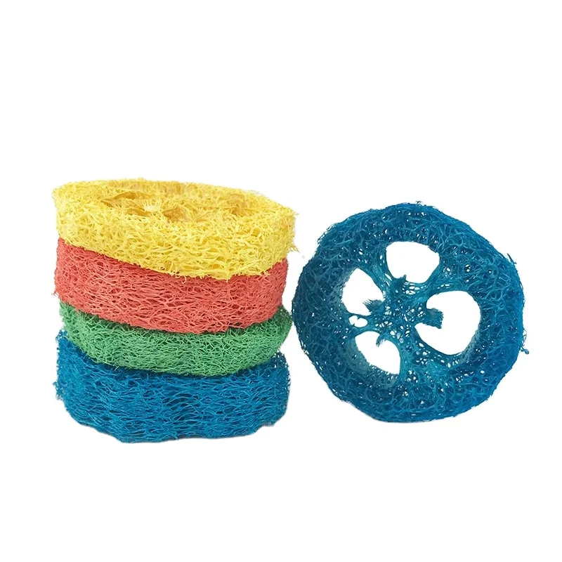 100% natural loofah molars piece Rabbit hamster Chinchillas Dutch pig chews clean teeth