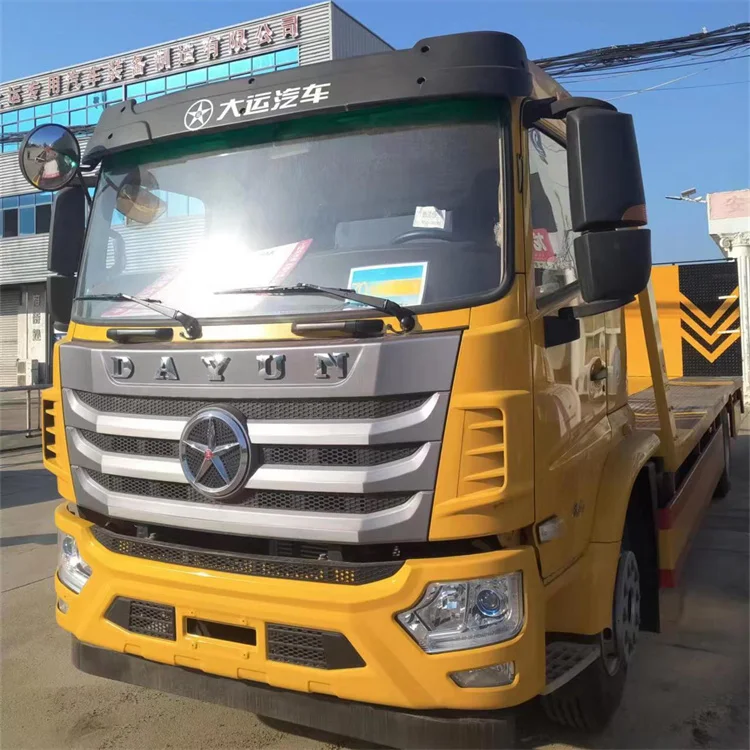 Factory Directly Sale Dayun 8ton 10ton13ton Rollback Tow Truck Flatbed Wrecker Recovery Vehicle Flatbed Towing Vehicle New Used