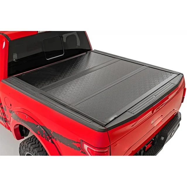 Pick Up Truck 4X4 accessories aluminum folding tonneau covers For Toyota Hilux Revo Rocco 2021