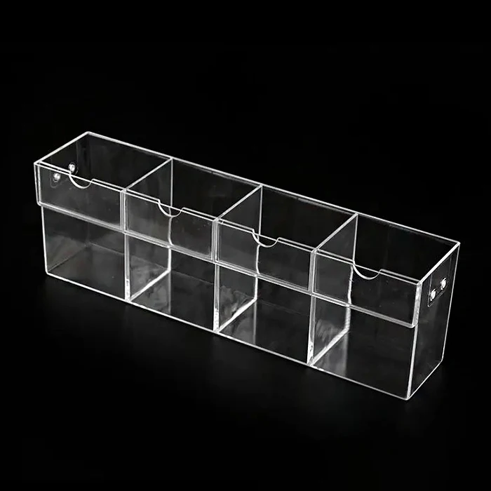 Custom Tier Clear Acrylic Pen Display Holder Rack With Price Tag Pocket Pen Organizer For Shopping Mall Supermarket