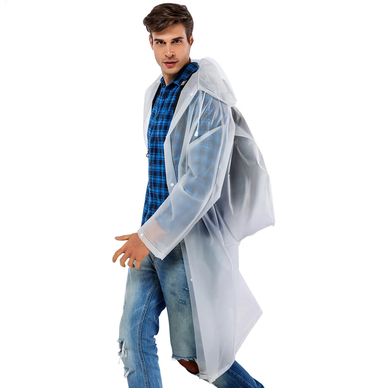 high quality 100% waterproof kart rain suit long length rain coat for men