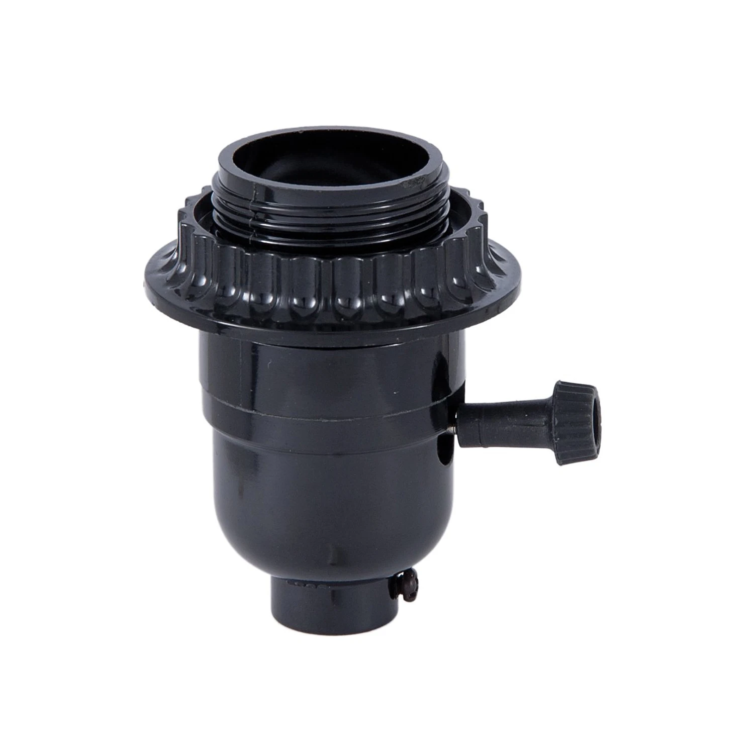 E26 Lamp Holder Phenolic Lamp Holder with Ring Half Threads Bakelite Lamp Socket