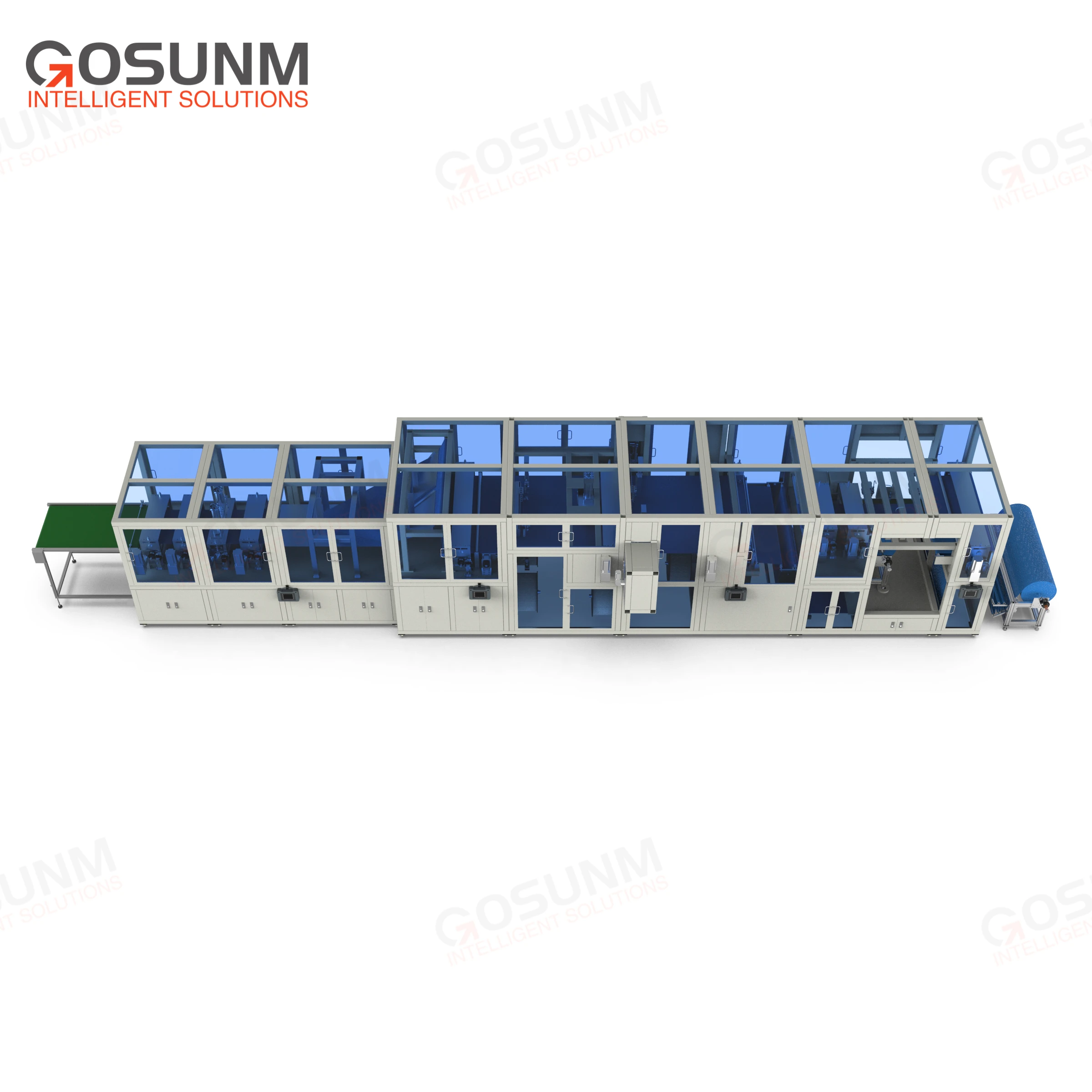 Gosunm низкая цена полностью автоматическая одноразовая Пыленепроницаемая Нетканая медицинская хирургическая машина для изготовления костюмов