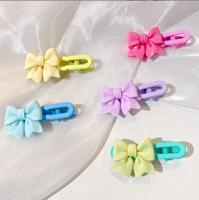 South Korea New Candy Color New Accessories Butterfly Hairpin Hair Pin for Girls