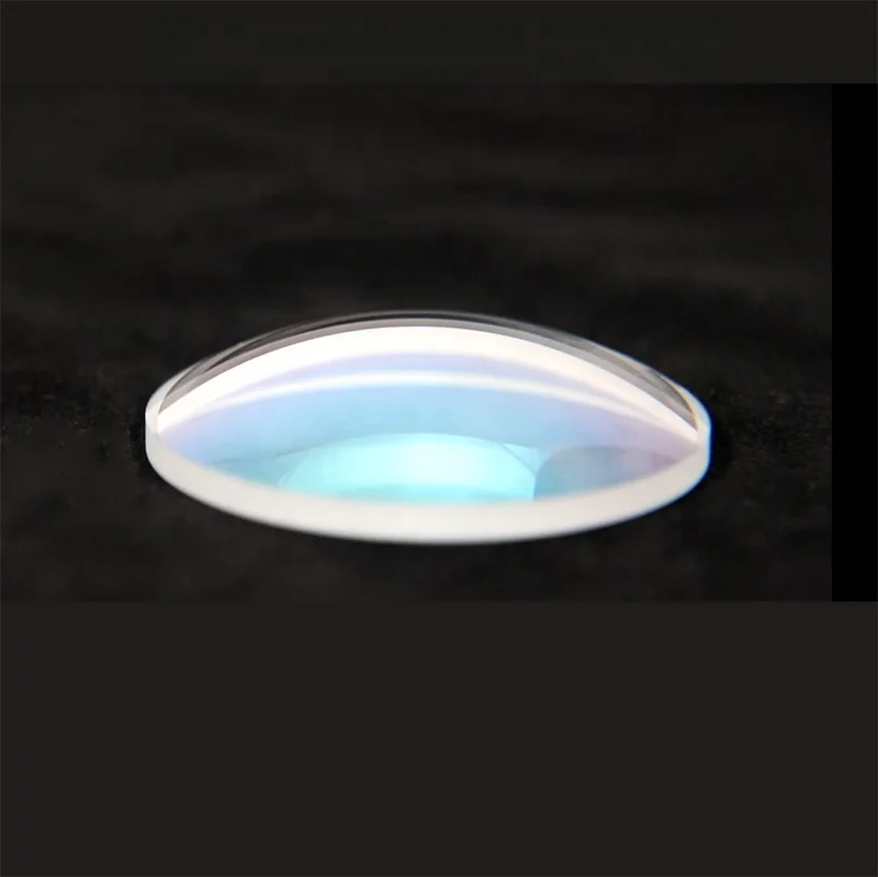 75mm Optical Glass K9 Spherical Cross Condenser Plano Convex Lens for projector