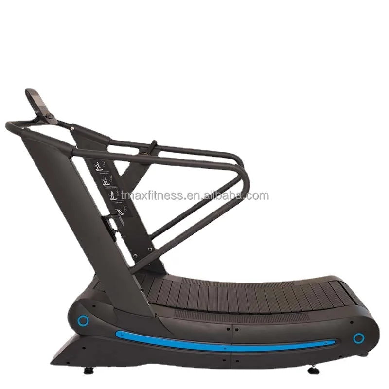 Top Sell Curved Treadmill Non Motorized Manual Treadmill Commercial  Running Machine Life Fitness Machine Gym Machines