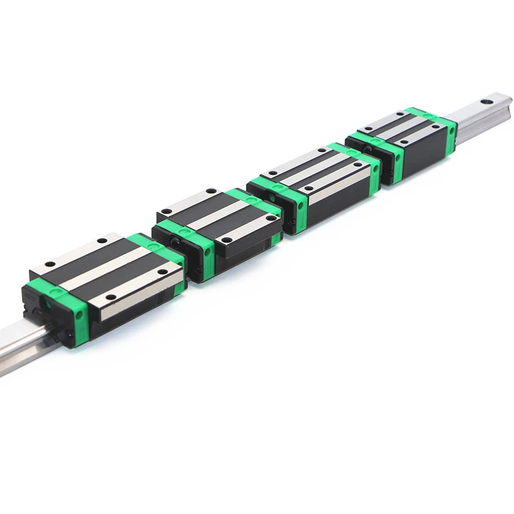 CNC Router Machine Part HGH Hgw Lm Motion Slide Rail Linear Guide HGR15 HGR20 HGR25 HGR30 with Block Bearing Assembly