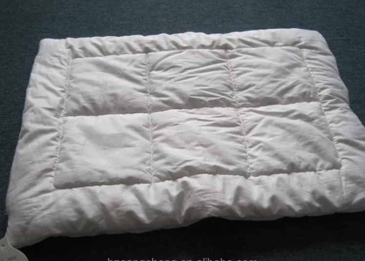 100% kapok microfiber pillowcase 200+200gsm filling fabric 100% cotton in non-woven bag