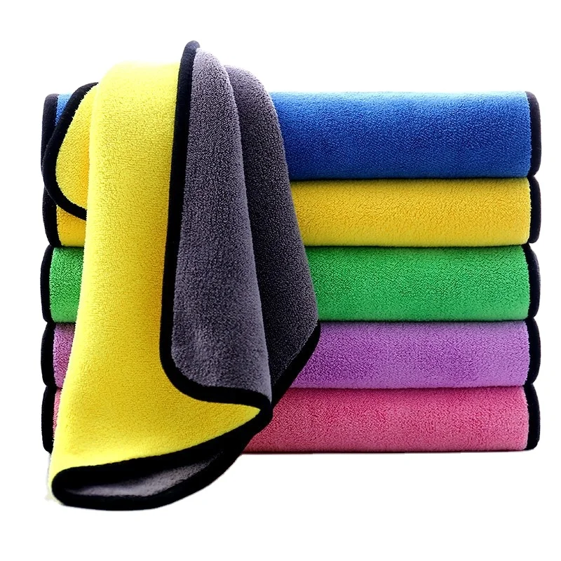 Customized Car Detailing Wash Microfiber Towel Car Cleaning Drying Auto Washing Cloth Micro Fiber Rag Car Towel