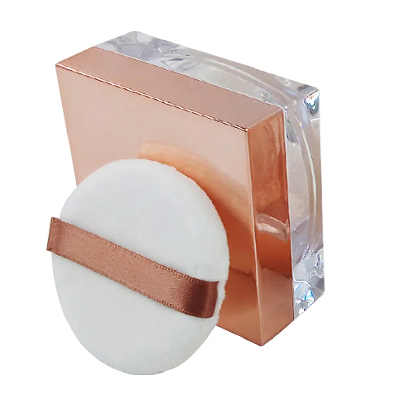 Mini Highlighter Oil Control Pink Glossy Rose Roller Setting  Loose Powder