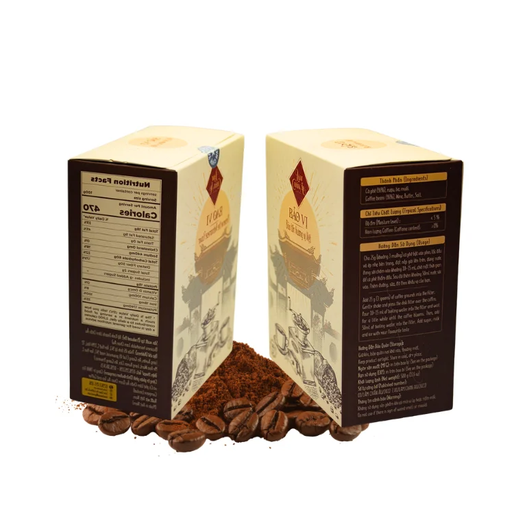 Coffee Powder From Bao Vi Brand Custom Packaging Service Use With Boiling Water Packing In Carton Box Vietnamese Supplier