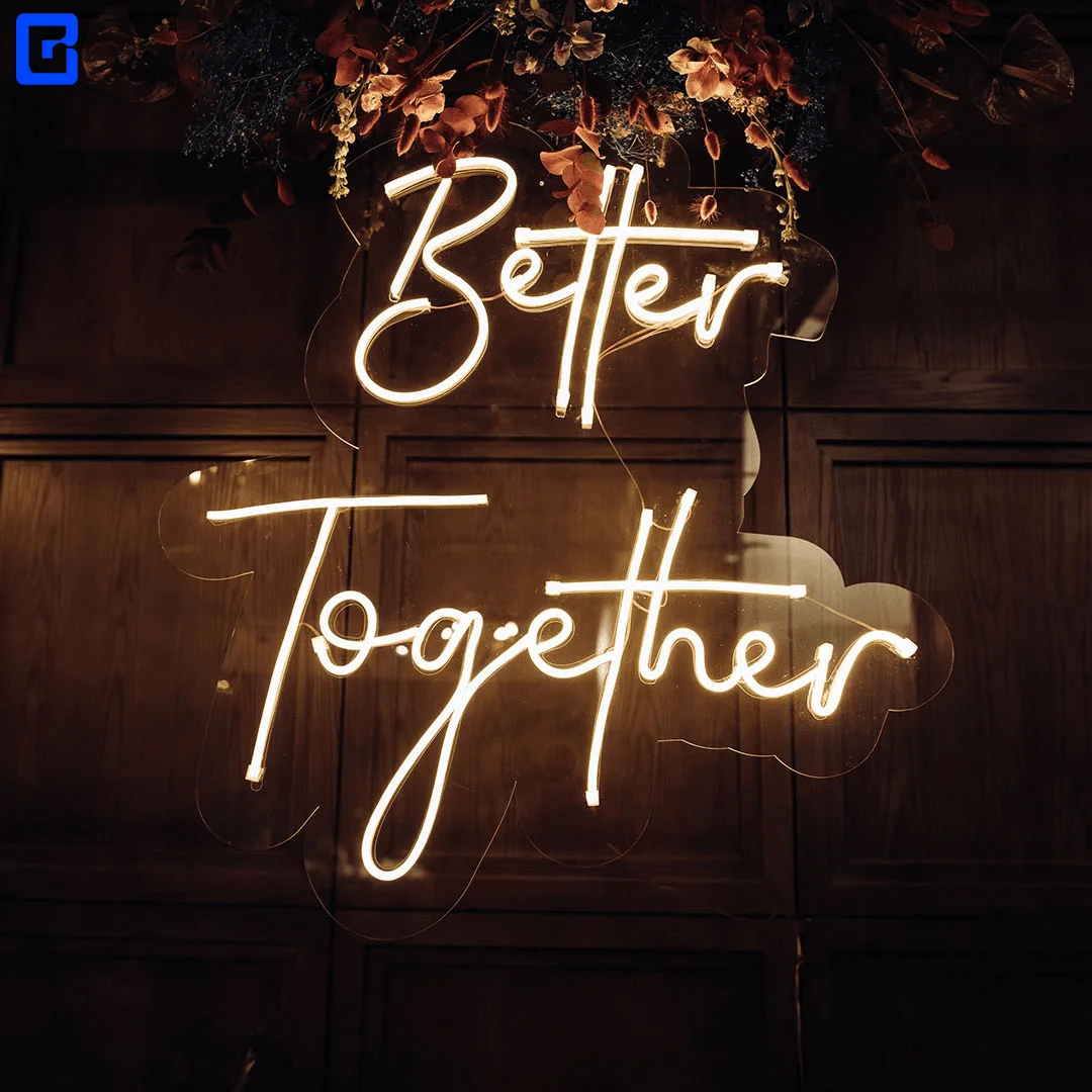 Manufacturers led neon sign custom neon light sign better together neon signs