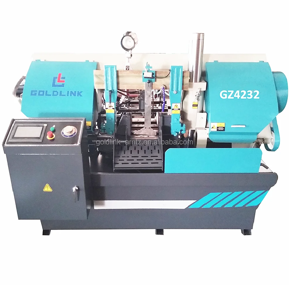 
CNC automatic horizontal metal steel sawing pipe band saw cutting machine 