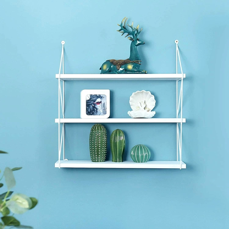 
Home Floating Shelves 3-Tier Wall Mounted wooden Wall Shelf for Bedroom, Bathroom, Living 