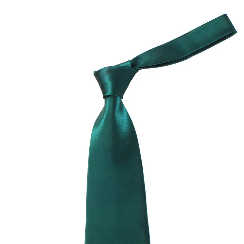 Mens Plain Ties Silk Neck Tie Bowtie Solid color Groom Ties 10cm Wide Neckties
