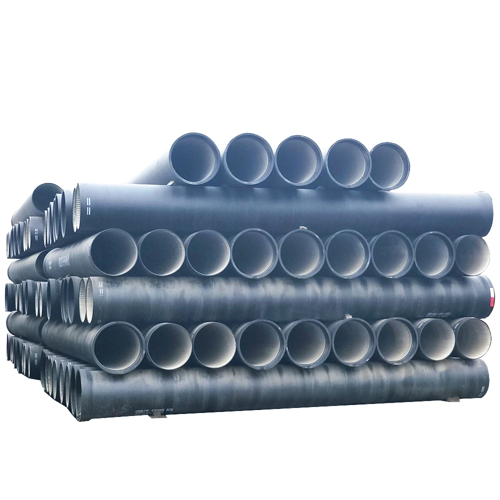 The high quality plant produces ISO2531 K9 12-inch cement-lined ductile iron drinking water pipes
