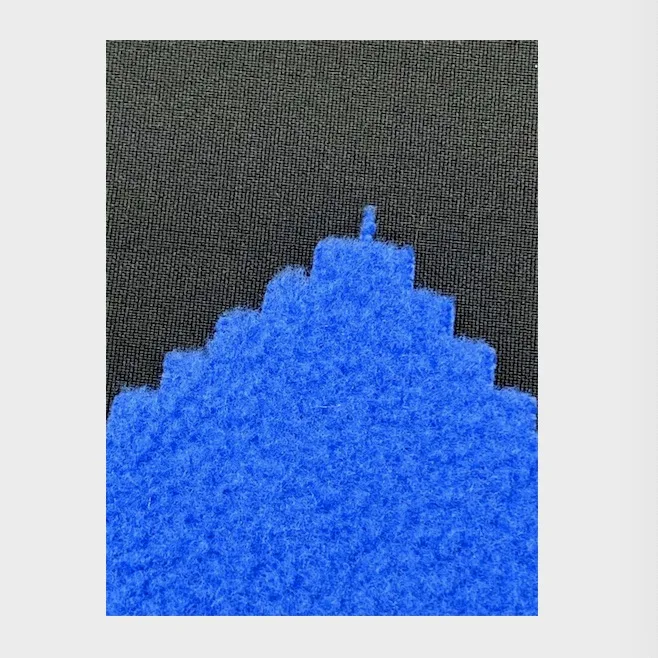 
three layer soft-shell 96%polyester 4% spandex pongee bonded polar fleece with TPU 1000/1000mm fabric 