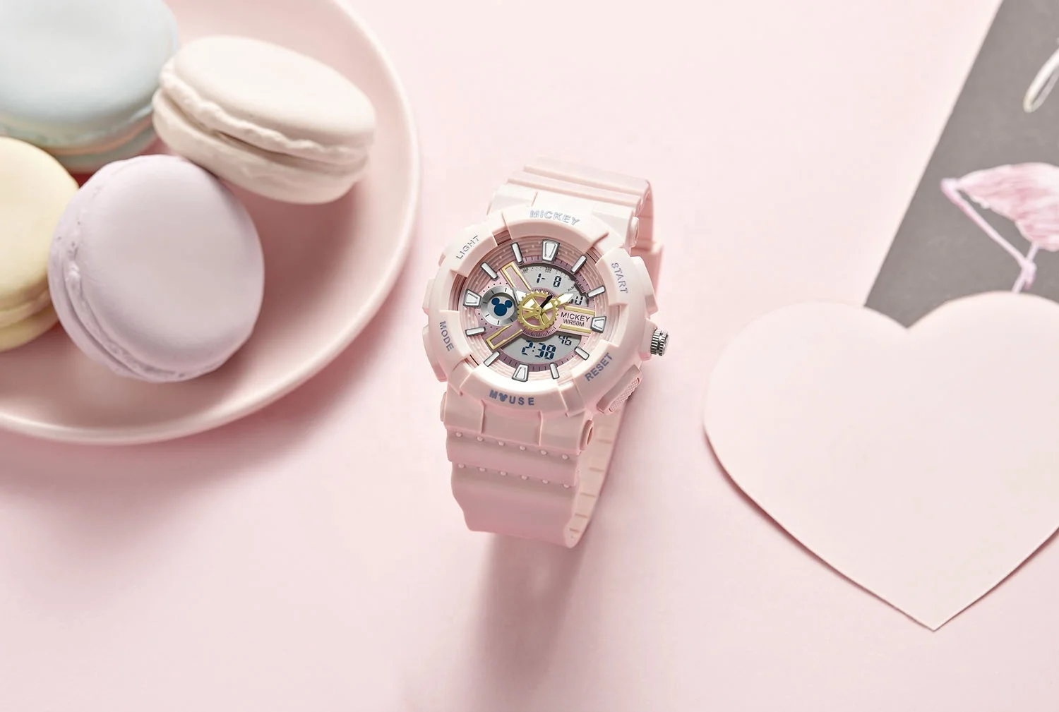 New Stylish Disney Chronograph Water Resistant Digital Sport Wrist Watch