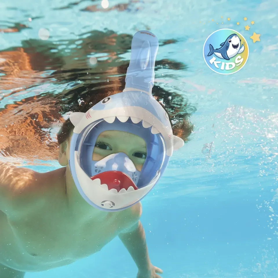 Befine F118 cute scuba diving 180 degree view diving swimming waterproof underwater child full face snorkel diving mask