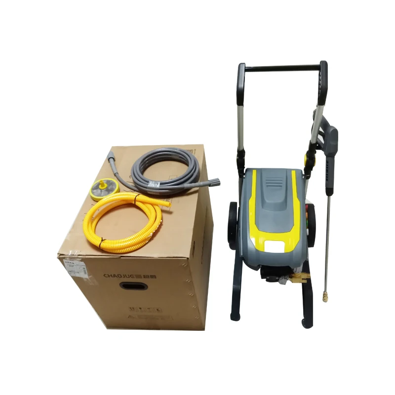 2000W 120bar Mobile Electric 220v  pressure washer high pressure foam spray gun brush High Pressure daliao car washer