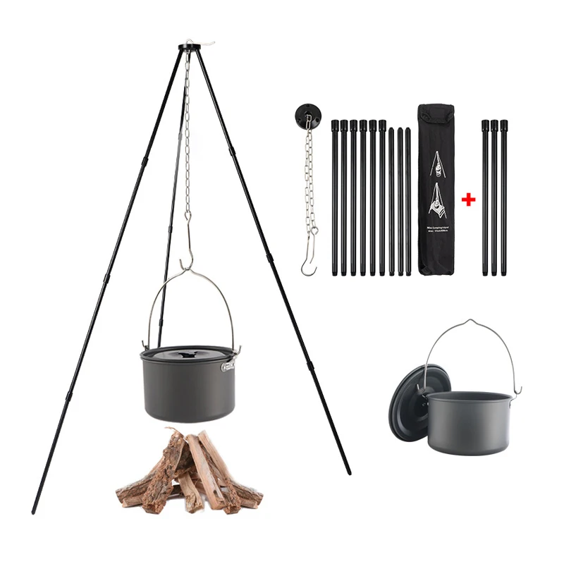 Tripod charcoal bbq grill height Portable barbecue bbq charcoal outdoor for outdoor camping